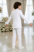 Bild in Galerie-Betrachter laden, Boys White 2-Piece Suit for Ballroom Weddings
