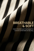 Charger l'image dans la visionneuse de la galerie, Boys Black And White Striped Shirt 2-piece Set