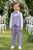 Load image into Gallery viewer, Boys Light Purple 2-piece Set