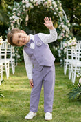 Load image into Gallery viewer, Boys Light Purple 2-piece Set