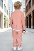 Bild in Galerie-Betrachter laden, Boys Blush Pink 2-Piece Suit for Romantic Weddings