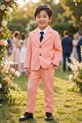 Bild in Galerie-Betrachter laden, Boys Peach 2-Piece Suit for Romantic Garden Weddings