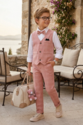 Bild in Galerie-Betrachter laden, Pink Checkered Single Breasted 2-Piece Set