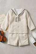 Bild in Galerie-Betrachter laden, Boys Oatmeal Linen Blend 2-piece Set