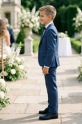 Charger l'image dans la visionneuse de la galerie, Boys Navy Blue 3-piece Suit