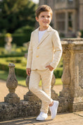 Bild in Galerie-Betrachter laden, Boys Cream 2-piece Suit for Weddings