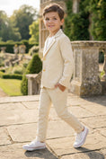 Bild in Galerie-Betrachter laden, Boys Cream 2-piece Suit for Weddings