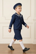 Bild in Galerie-Betrachter laden, Dark Blue Striped Shirt 2-Piece Set