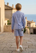Load image into Gallery viewer, Light Blue Single-Breasted 2-Piece Suit