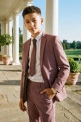 Load image into Gallery viewer, Boys Dusty Rose 2-Piece Suit for Garden Weddings