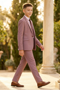 Load image into Gallery viewer, Boys Dusty Rose 2-Piece Suit for Garden Weddings