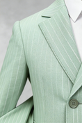 Bild in Galerie-Betrachter laden, Boys Sage Green Pinstripe 2-piece Suit