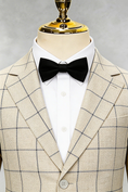 Load image into Gallery viewer, Boys Beige Linen-blend Windowpane Check 2-piece Suit