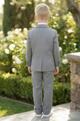 Bild in Galerie-Betrachter laden, Boys Grey 3-Piece Suit for Garden Weddings