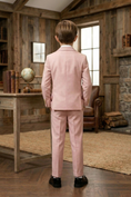 Bild in Galerie-Betrachter laden, Pink Double-Breasted Gold-Button 2-Piece Suit