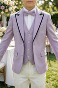 Bild in Galerie-Betrachter laden, Boys Lavender 3-Piece Suit