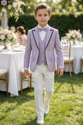 Bild in Galerie-Betrachter laden, Boys Lavender 3-Piece Suit
