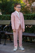 Bild in Galerie-Betrachter laden, Boys Dusty Pink Pinstripe 2-Piece Suit