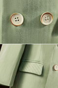 Cargar la imagen en la vista de la galería, Boys Sage Green Double-Breasted 2-Piece Suit