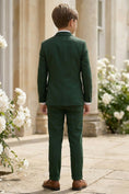 Bild in Galerie-Betrachter laden, Boys Green Tuxedo 3-Piece Suit for Weddings