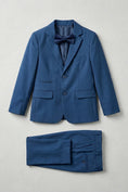Load image into Gallery viewer, Boys Navy Blue 2-Piece Suit for Formal Weddings