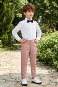 Load image into Gallery viewer, Basic Pink Straight-Leg Trousers