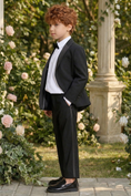 Bild in Galerie-Betrachter laden, Black Single-Breasted 2-Piece Suit