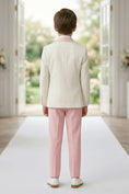 Bild in Galerie-Betrachter laden, Boys Ivory & Pink Tuxedoe 3-Piece Suit