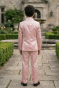 Bild in Galerie-Betrachter laden, Light Pink Satin Double-Breasted 2-Piece Suit