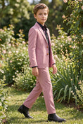 Cargar la imagen en la vista de la galería, Boys Dusty Pink 2-piece Suit for Garden Weddings