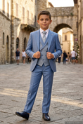 Bild in Galerie-Betrachter laden, Blue Single-Breasted 3-Piece Suit