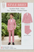 Cargar la imagen en la vista de la galería, Pink Striped Double-Breasted 2-Piece Suit