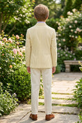 Bild in Galerie-Betrachter laden, Boys Cream Seersucker 2-piece Suit
