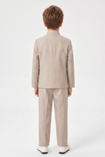 Bild in Galerie-Betrachter laden, Oatmeal-Colored Cotton-Linen Single-Breasted 2-Piece Suit