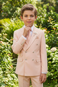 Bild in Galerie-Betrachter laden, Light Pink Serge-Blend Double-Breasted 2-Piece Suit