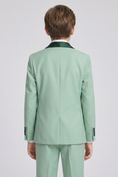 Load image into Gallery viewer, Light Green And Dark Green Color-Blocked 3-Piece Suit