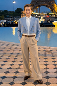 Bild in Galerie-Betrachter laden, Blue And Khaki Serge Short Suit 2-Piece Set