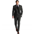 Load image into Gallery viewer, Retro Slim Fit Herringbone Groom Tuxedos 3 Piece Men's Suits