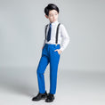 Load image into Gallery viewer, Royal Blue Formal Classic 5 Piece Kids Boys Suits