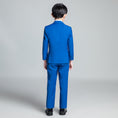 Load image into Gallery viewer, Royal Blue Formal Classic 5 Piece Kids Boys Suits
