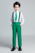 Load image into Gallery viewer, Green Kid Boys Classic 5 Piece Boys Suits