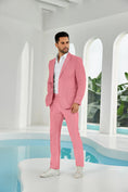 Load image into Gallery viewer, Summer Seersucker Striped 2 Piece Men's Suit (Upgraded Version)