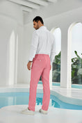 Load image into Gallery viewer, Seersucker Striped Men's Summer Pants