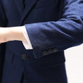 Charger l'image dans la visionneuse de la galerie, Navy Woolen Elegant 5 Piece Boys Suits