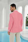 Load image into Gallery viewer, Seersucker Striped Men's Summer Blazer