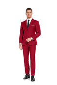 Charger l'image dans la visionneuse de la galerie, Two Button Wedding 2 Pieces Men's Suits Jacket+Pants