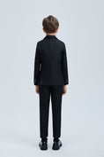 Load image into Gallery viewer, Black Formal Tuxedo 5 Piece Boys Suits