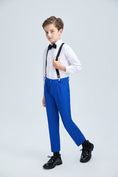 Cargar la imagen en la vista de la galería, Royal Blue Formal Classic 5 Piece Kids Boys Suits