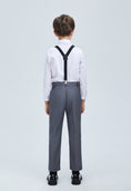 Load image into Gallery viewer, Grey Formal Classic 5 Piece Boys Suits