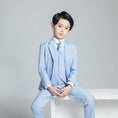 Load image into Gallery viewer, Light Blue Kid Boys Classic 5 Piece Boys Suits